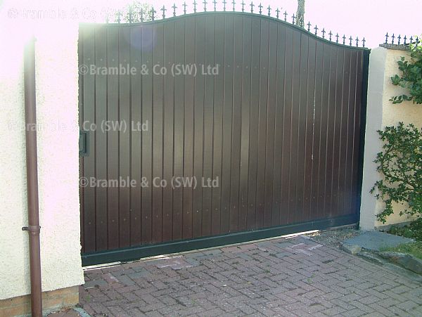 Wooden Sliding Gate in Taunton,Somerset